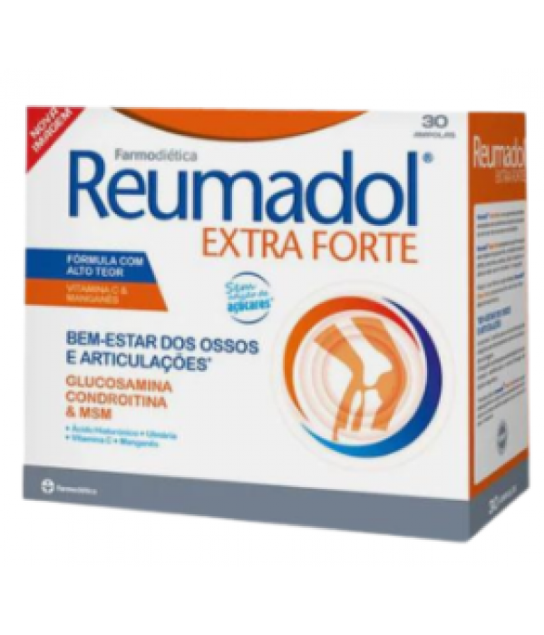 Reumadol  Extra Forte - 30 Ampolas - Farmodietica 